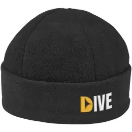 Alaska Brushed Fleece Beanie Black Branded